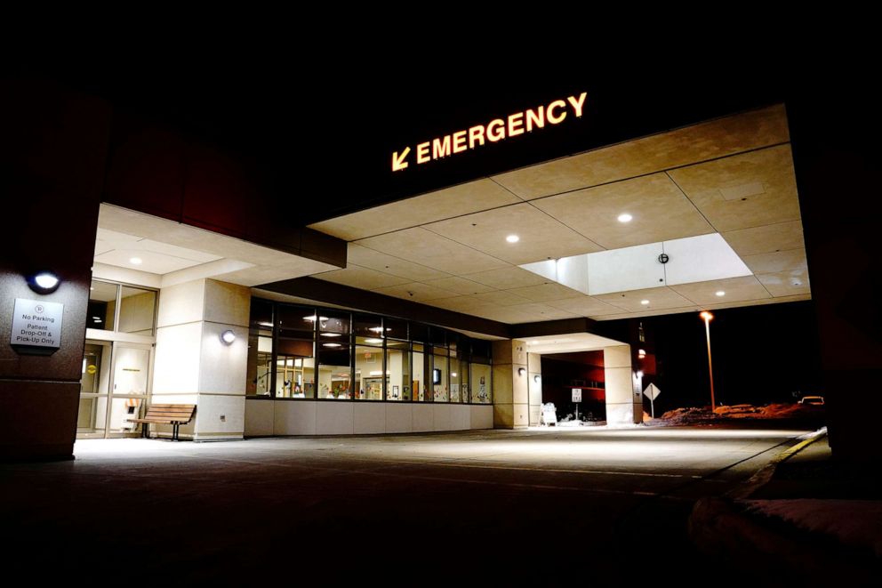 PHOTO: A general view of the emergency room at Avera St. Luke's Hospital, a 119-bed rural hospital, as the coronavirus outbreak continues in Aberdeen, S.D., Oct. 26, 2020.