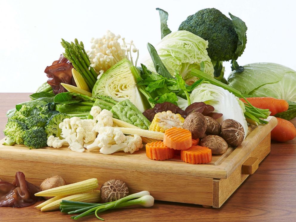 PHOTO: Vegetables sit on a cutting board in an undated stock photo.