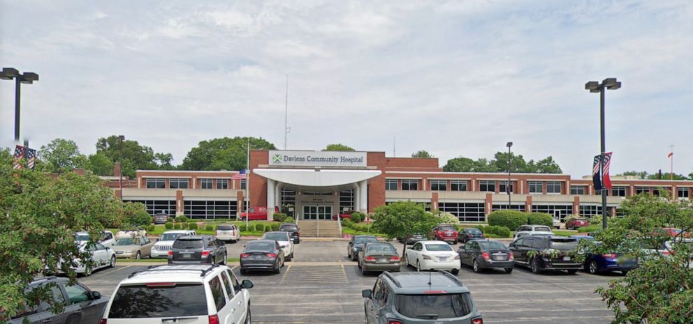 PHOTO: In this photo taken from Google Maps Street View, the Daviess Community Hospital in Washington, Ind., is shown.
