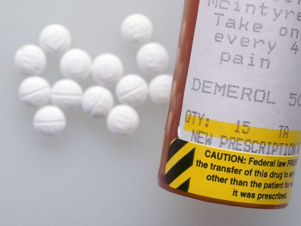 PHOTO: Demerol (Pethidine), an opioid analgesic used in the treatment of moderate to severe pain is pictured in an undated stock photo.
