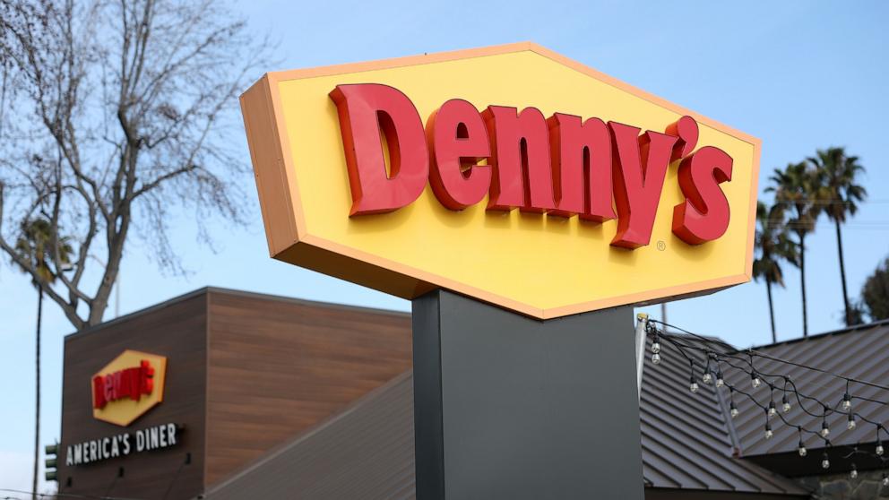 PHOTO: A view of a Denny's restaurant, Feb. 14, 2025 in Hayward, Calif.