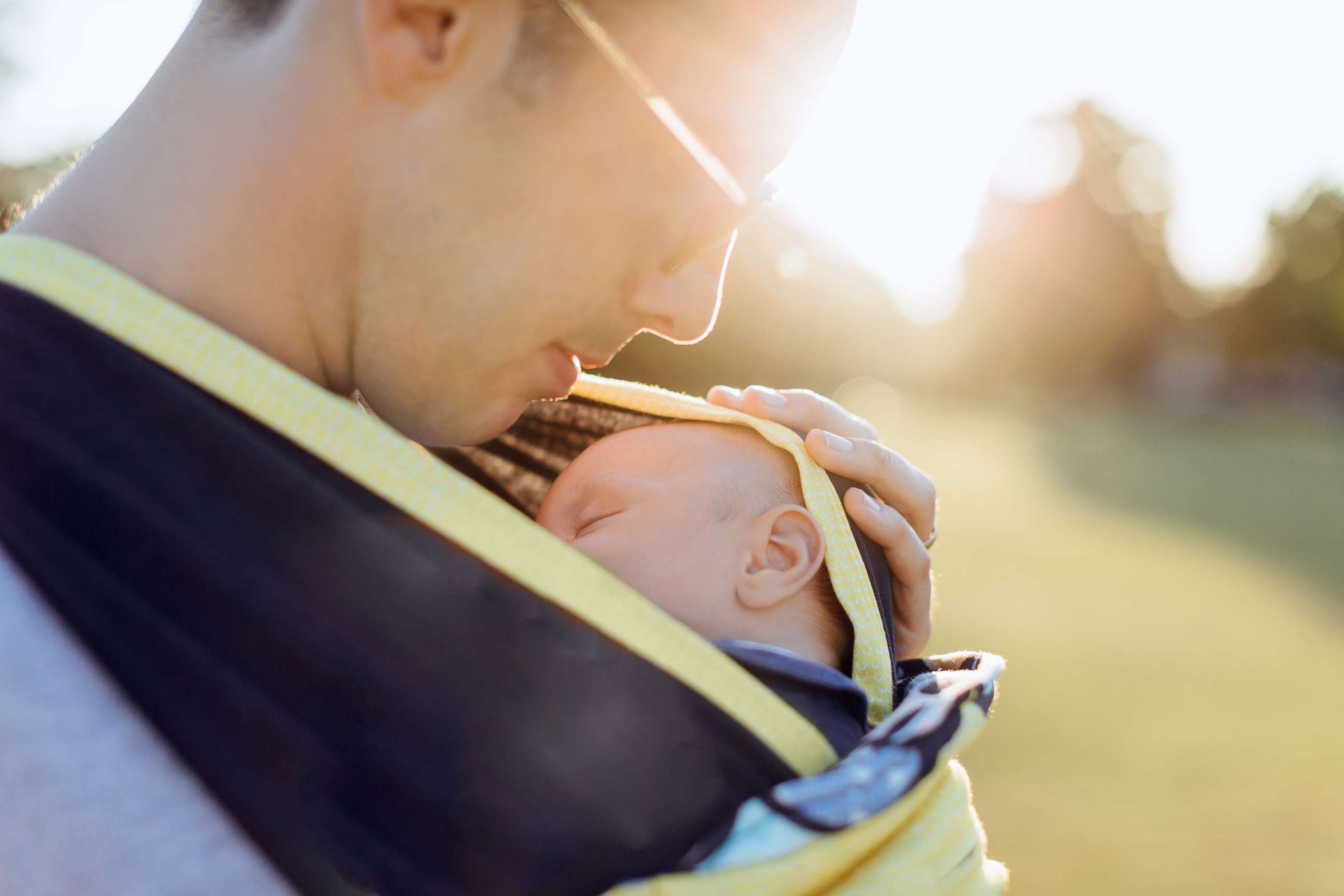 PHOTO: A father holds his baby in an undated stock photo. 