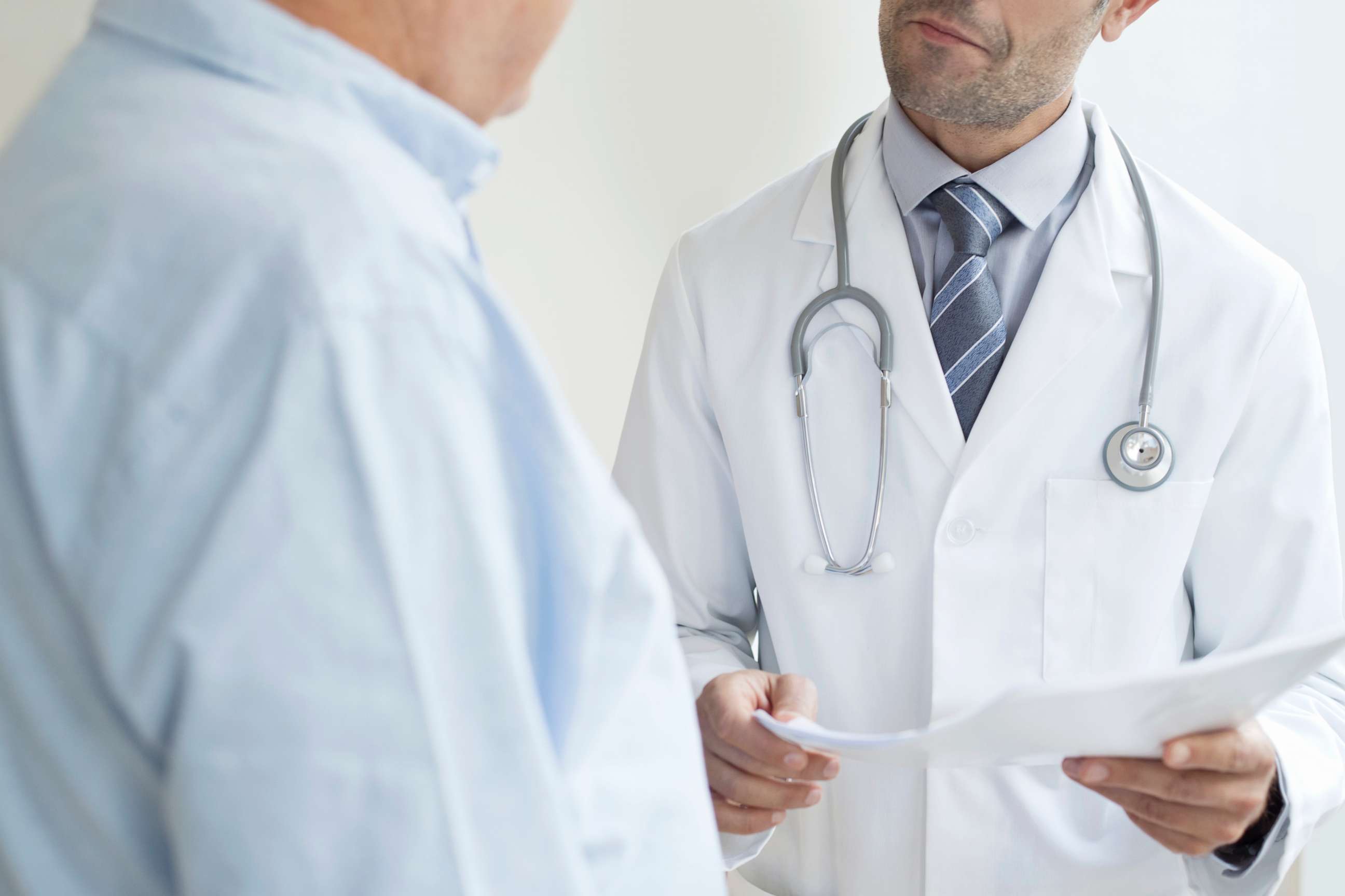 PHOTO: A doctor speaks to a patient in an undated stock photo. 