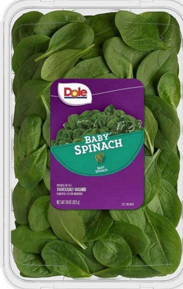 PHOTO: Dole Fresh Vegetables, Inc. is voluntarily recalling a limited number of cases of baby spinach.