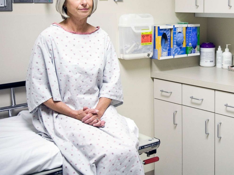 PHOTO: A woman sits in a doctors office in this updated stock photo.