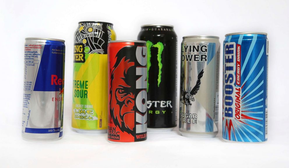 PHOTO: Different energy drinks are pictured Feb. 26, 2018 in Kaufbeuren, Germany.