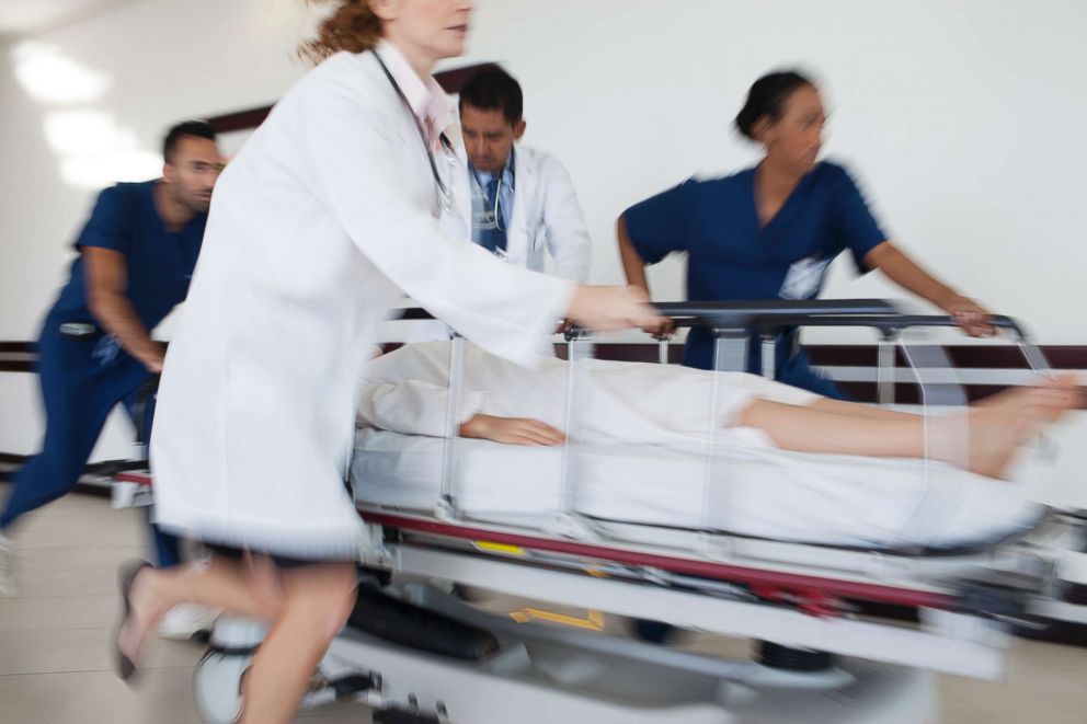 PHOTO: Emergency room staff rushing a patient to an operating room in an undated stock photo.