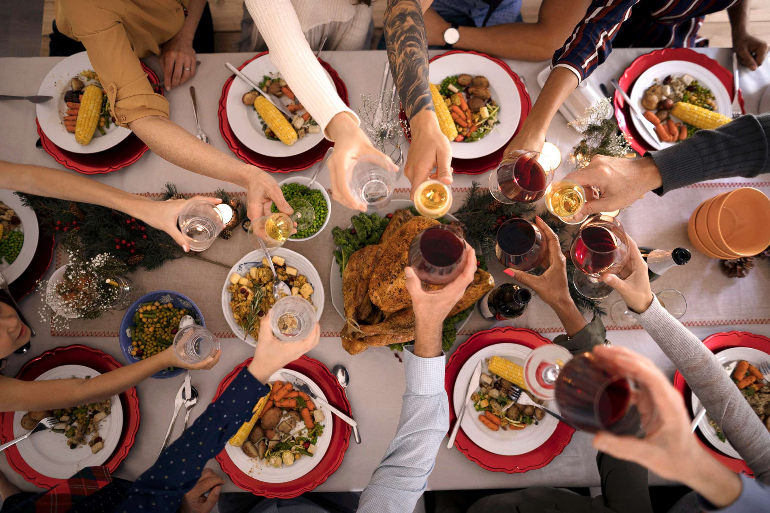 PHOTO: An undated stock photo of a Thanksgiving dinner. 