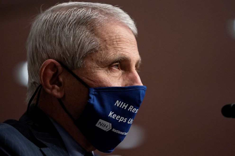 Anthony Fauci, MD, Director, National Institute of Allergy and Infectious Diseases, National Institutes of Health, testifies during a U.S.Senate Health, Education, Labor, and Pensions Committee Hearing, September 23, 2020.  
