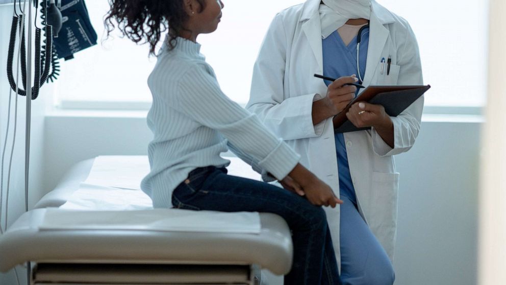 PHOTO: A child visits with a doctor in an undated stock photo.