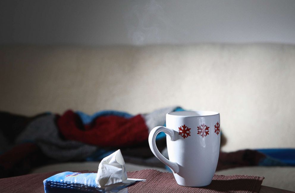 PHOTO: A pack of tissue and a mug are pictured in this undated stock photo.
