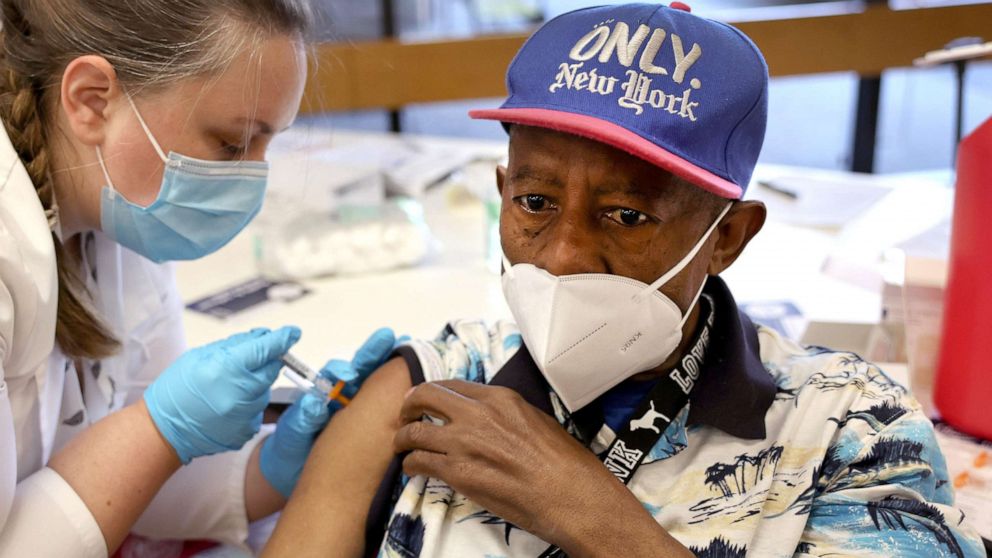  A idiosyncratic   gets an influenza vaccine from a pharmacist during an lawsuit   hosted by the Chicago Department of Public Health connected  Sept. 9, 2022 successful  Chicago.