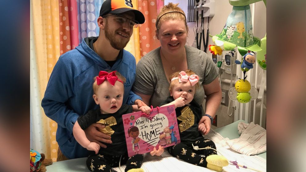 PHOTO: A pair of formerly conjoined twins are being discharged from the hospital just in time for Thanksgiving after a successful surgery to separate them.