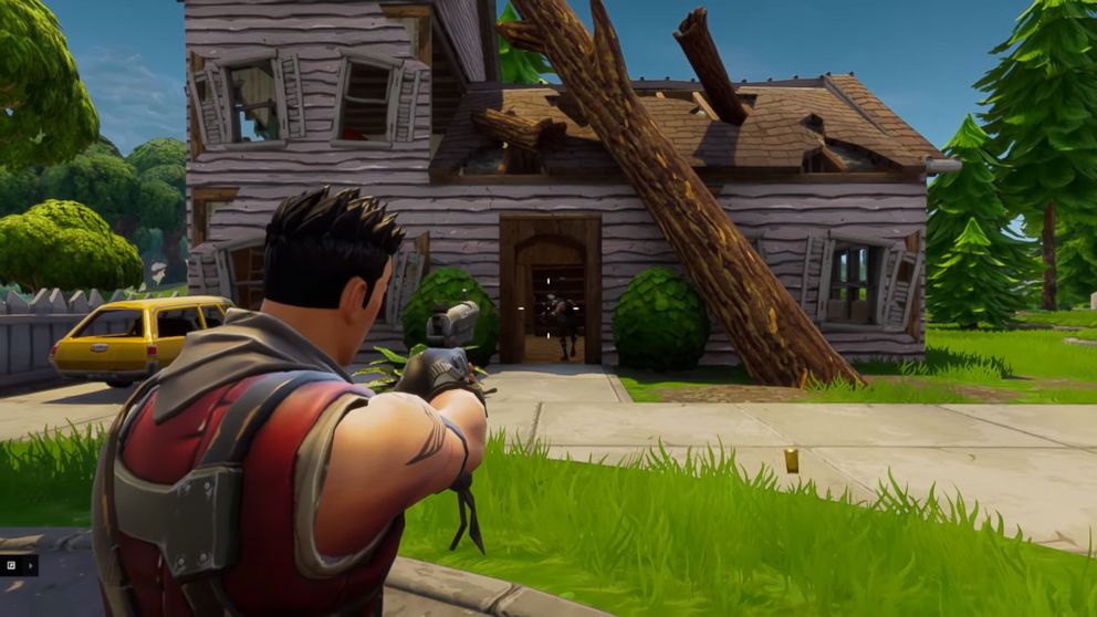 PHOTO: An image made from promotional video shows the video game "Fortnite" by Epic Games.