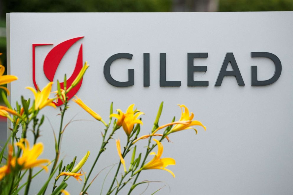 PHOTO: Gilead Sciences Inc., pharmaceutical company in Oceanside, Calif., April 29, 2020.