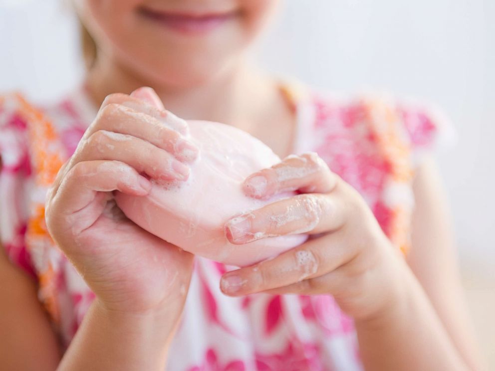 PHOTO: A stock photo of a young girl washing her hands in this undated image.