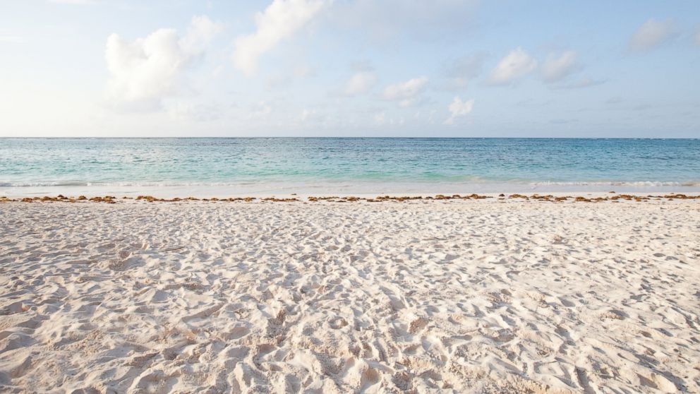 An undated file photo of an empty beach. 