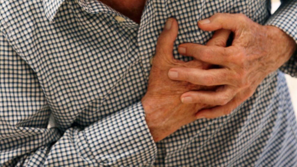 Excess drinking, overeating and stress can lead to a heart attack.