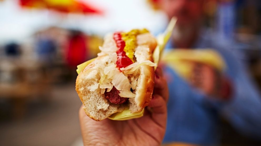 PHOTO: Americans spent $2.4 billion last year on hot dogs and another $2.74 billion on sausages according to the National Hot Dog and Sausage Council.