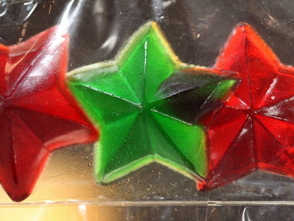 PHOTO: Gummy candy stars made of marijuana are seen at Perennial Holistic Wellness Center medical marijuana dispensary, on July 25, 2012 in Los Angeles.