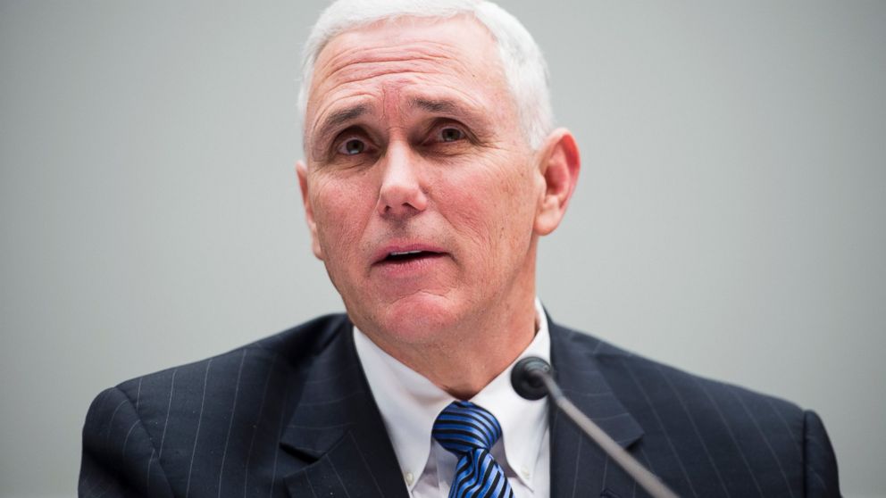 PHOTO: Gov. Mike Pence, R-Ind., testifies during the House Education and the Workforce Committee hearing on Feb. 4, 2015. 