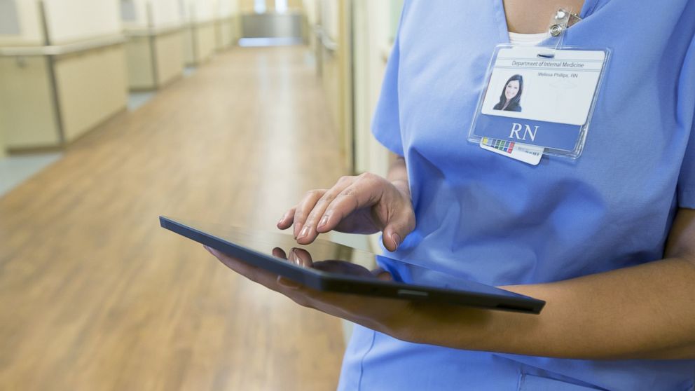A nurse is seen in this undated stock photo.