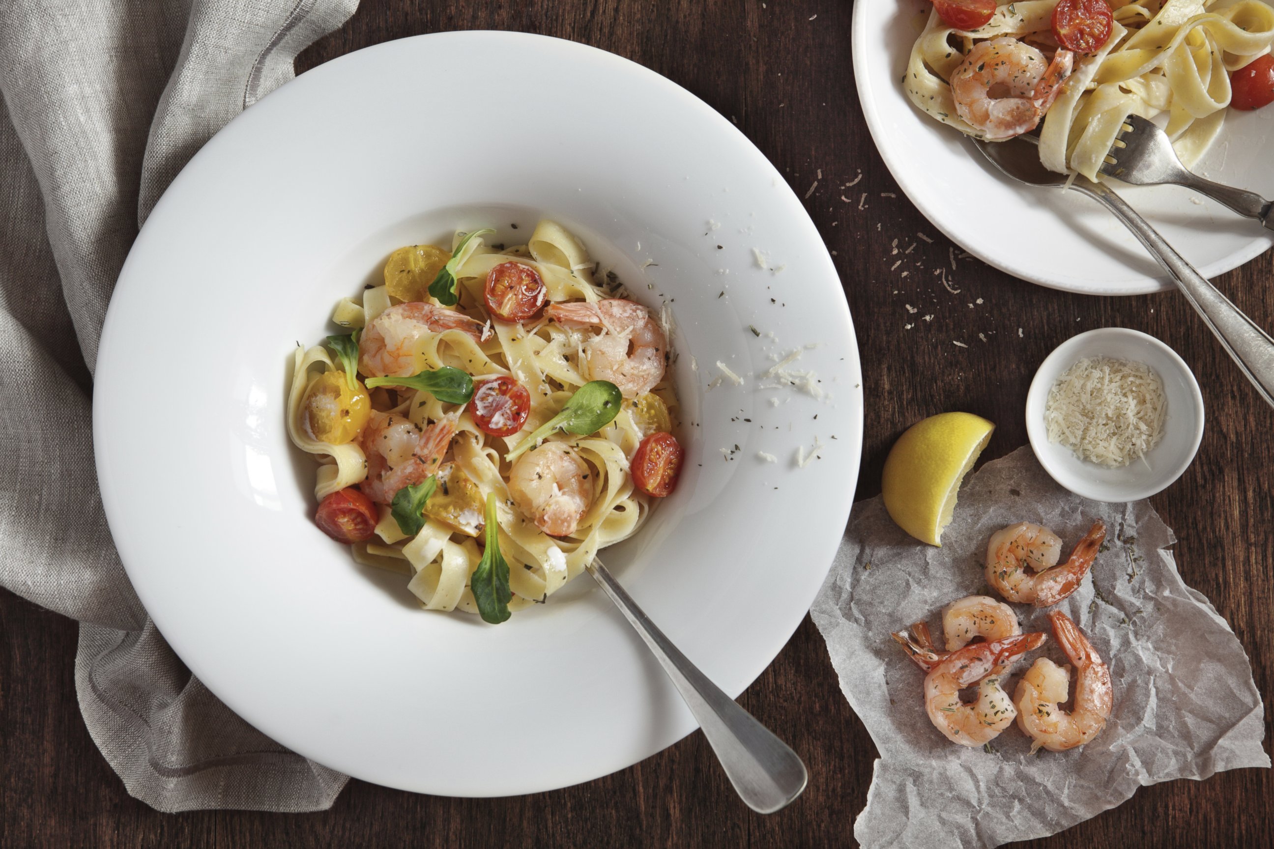 PHOTO: Shrimp fettuccine is one of the most googled recipes in Louisiana.