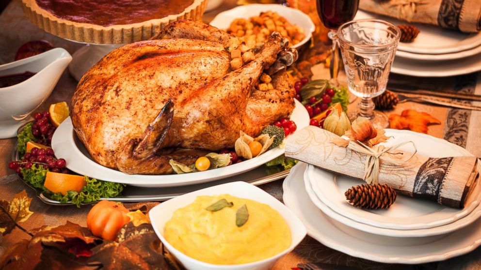 PHOTO: A Thanksgiving turkey dinner is seen in this undated stock photo. 