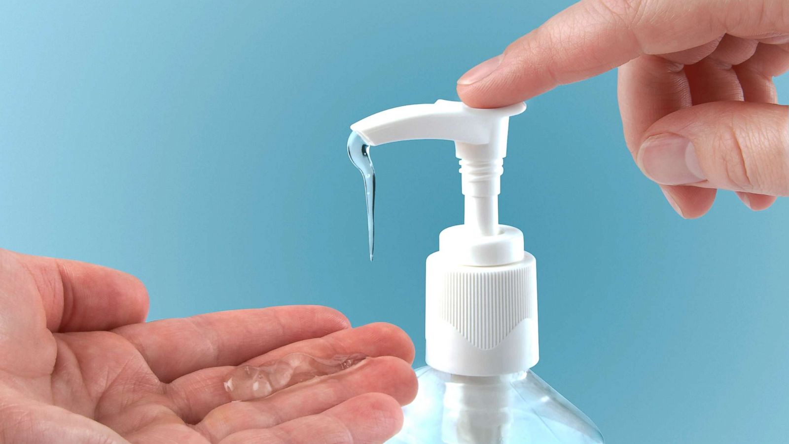 PHOTO: A man pumps hand sanitizer into his hand in this undated stock photo.