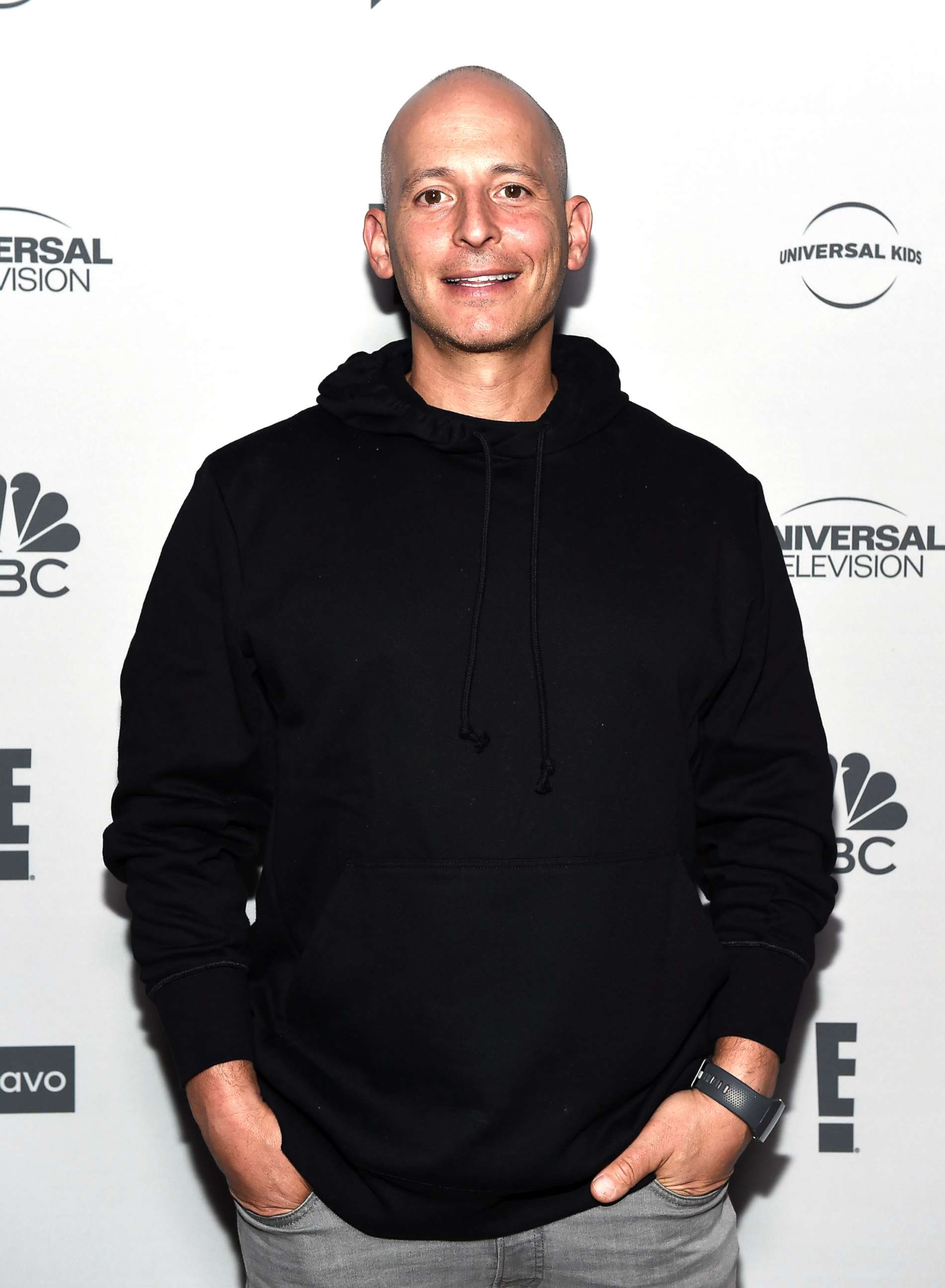 PHOTO: Celebrity fitness trainer Harley Pasternak arrives at NBCUniversal's Press Junket at Beauty & Essex, Nov. 13, 2017 in Los Angeles.
