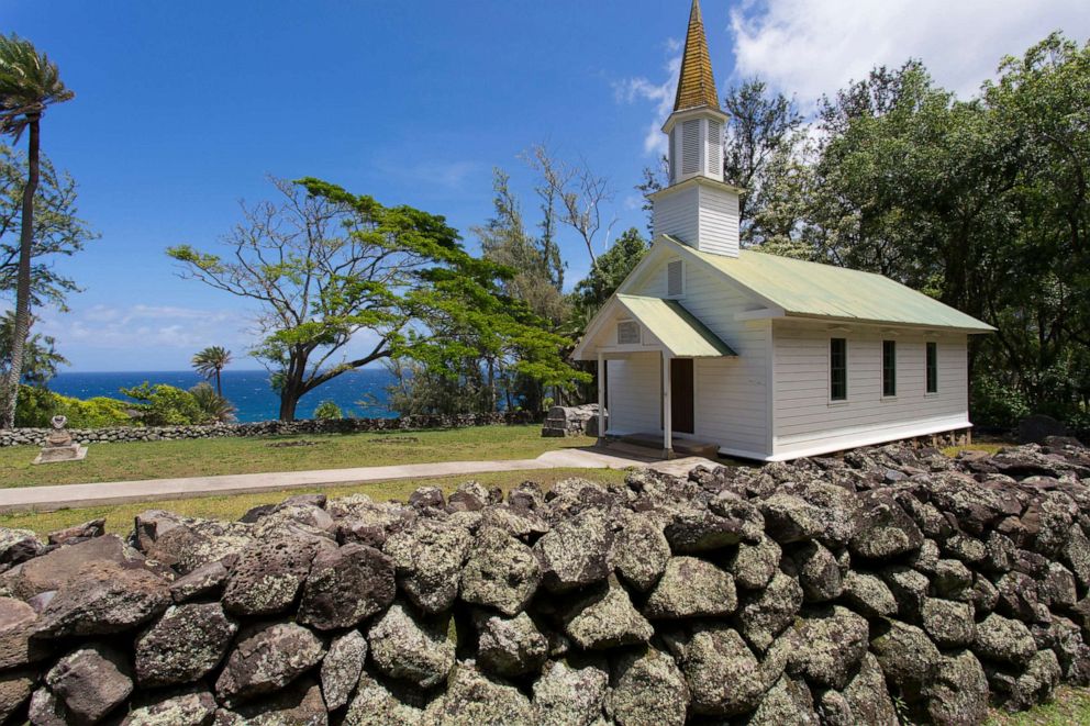 PHOTO: Siloama Church, The Church of the Healing Spring, is shown in Kalaupapa on the island of Molokai in Hawaii. Kalaupapa was at one time a colony of leprosy. It is now a national Historical Park in Hawaii.