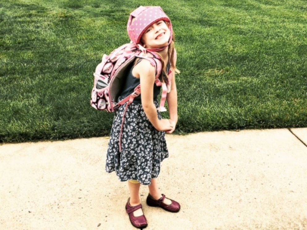 PHOTO: Ellie wears a helmet because a bump to the head could severely worsen her symptoms.