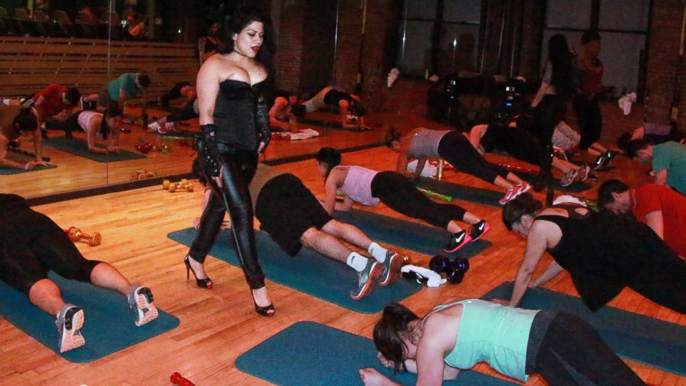 PHOTO: Crunch gyms held special 50 Shades of Grey-themed classes in New York, Los Angeles, San Francisco and Miami. 