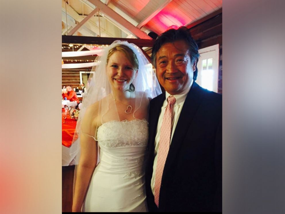 PHOTO: Chrsitine Tabar invited her transplant surgeon Dr. John Fung to her wedding 10 years after her life-saving operation. 
