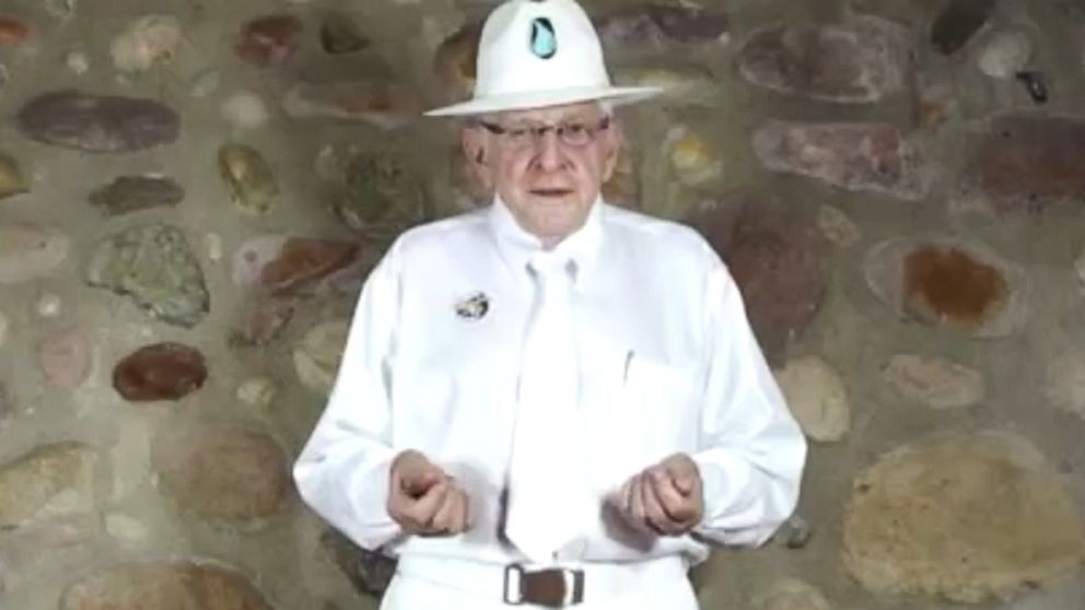 PHOTO: One-time gold prospector from Nevada, Jim Humble, calls himself an archbishop in the Genesis II Church of Health and Healing and claims in an online video he came to earth from another galaxy.