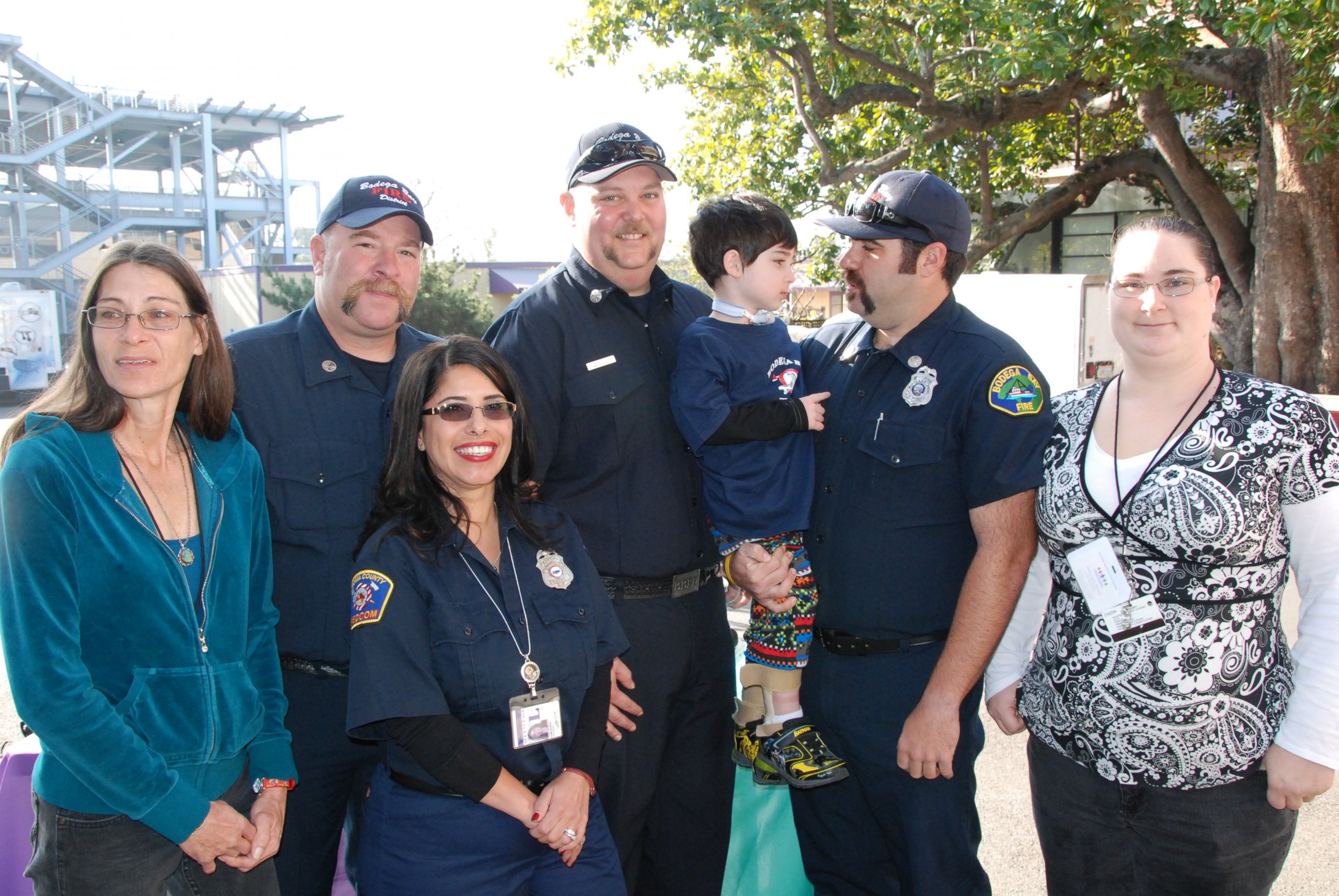 PHOTO: Three months after a 4-year-old Sebastian Johnson's fall off a 225-foot cliff, he has reunited with the hero firefighters who saved his life.