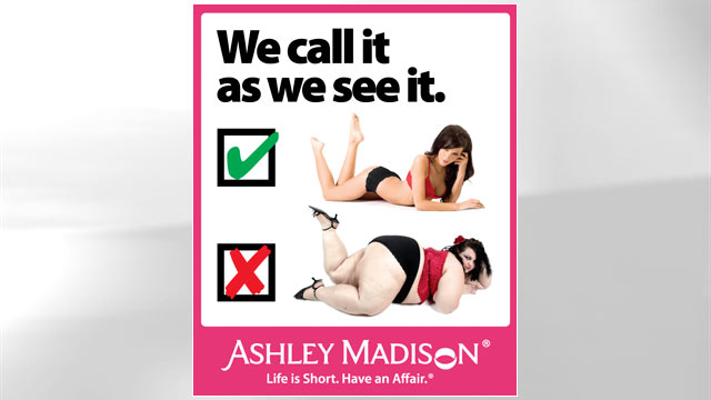640px x 360px - Ashley Madison Fat Ad Shames Obese Women, Says Porn Model ...
