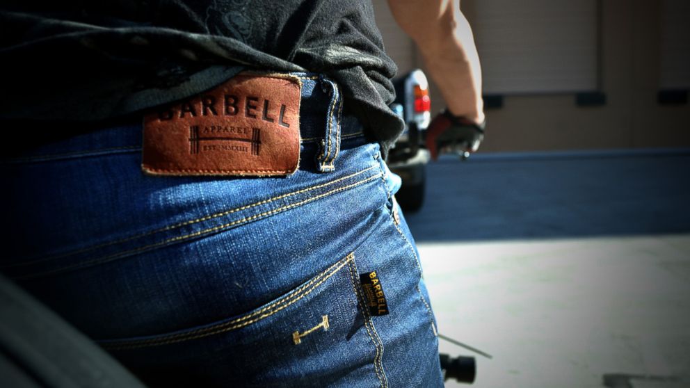 PHOTO: Barbell Jeans are designed to fit more athletic bodies.