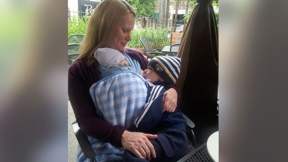 PHOTO: Abby Theuring started a breastfeeding blog that has grown to see 200,000 visitors a month.
