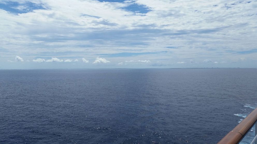 PHOTO: The passengers on board were not allowed off in both Belize and Mexico out of fear about Ebola. This is the view from the ship Friday morning off the coast of Mexico. 