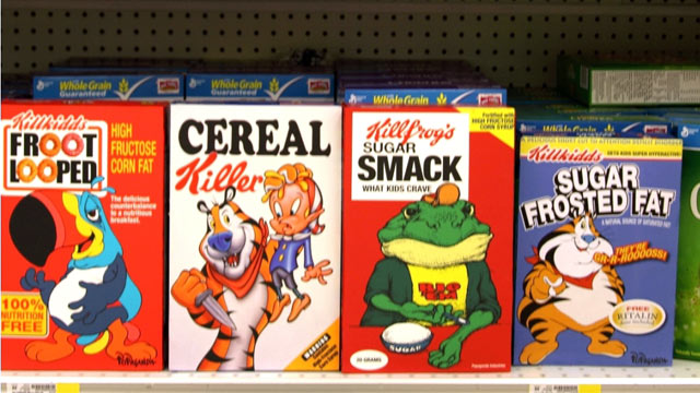 Artist Ron English Parodies Cereal as Diabetes-Causing 