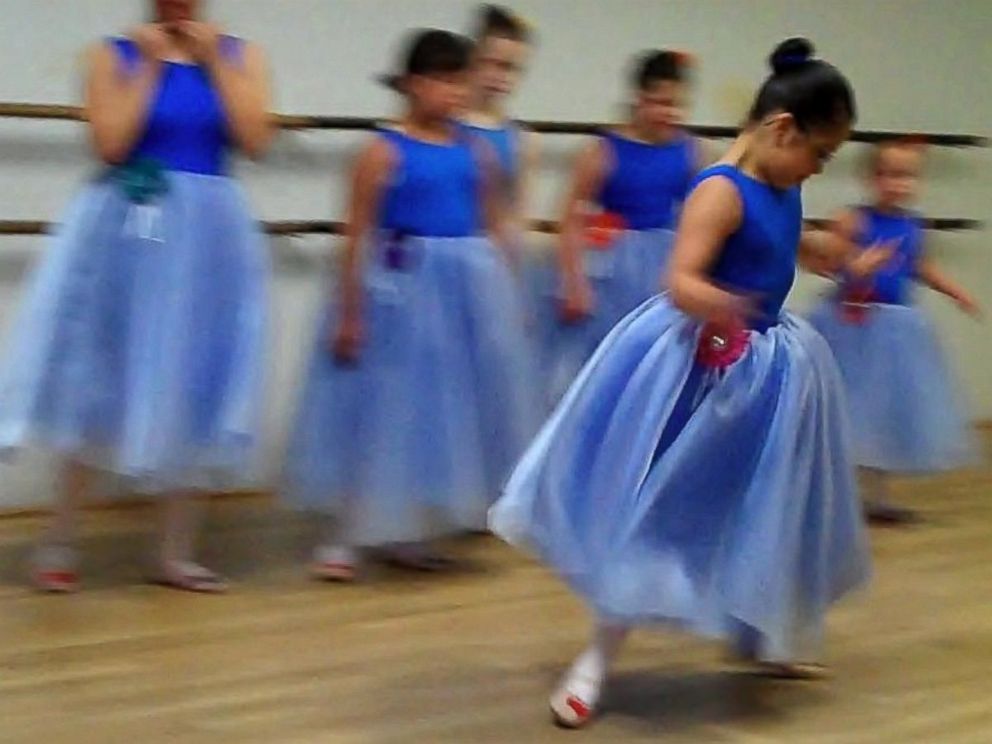PHOTO: The students learn classical ballet moves and also get to improvise. 