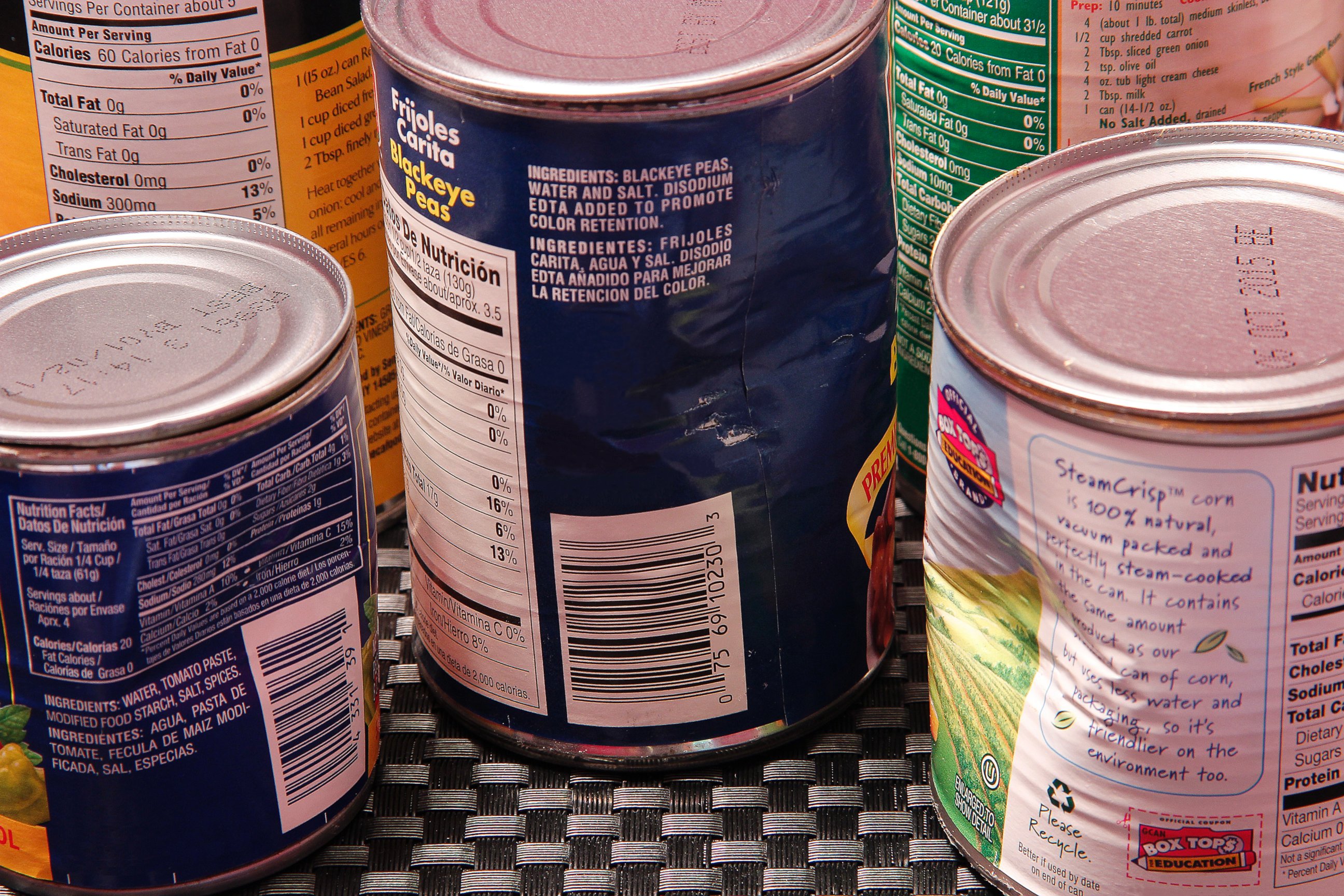 PHOTO: Dented, cracked or bulging cans are warning signs that the product may not be safe.