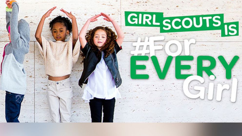 Girl Scouts of Western Washington posted this photo on their Facebook with the caption, "Girl Scouts is #ForEVERYGirl!"