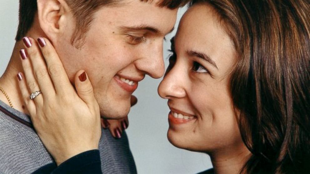 Cancer survivor Jennie Bushnell pictured with her husband Dan.