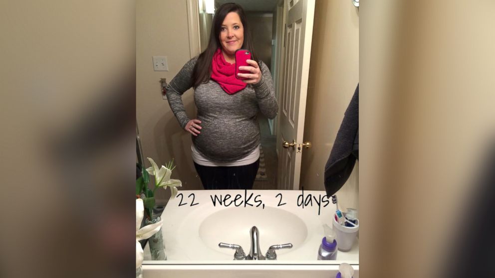 PHOTO: Ashley McIntyre's baby is due in June.