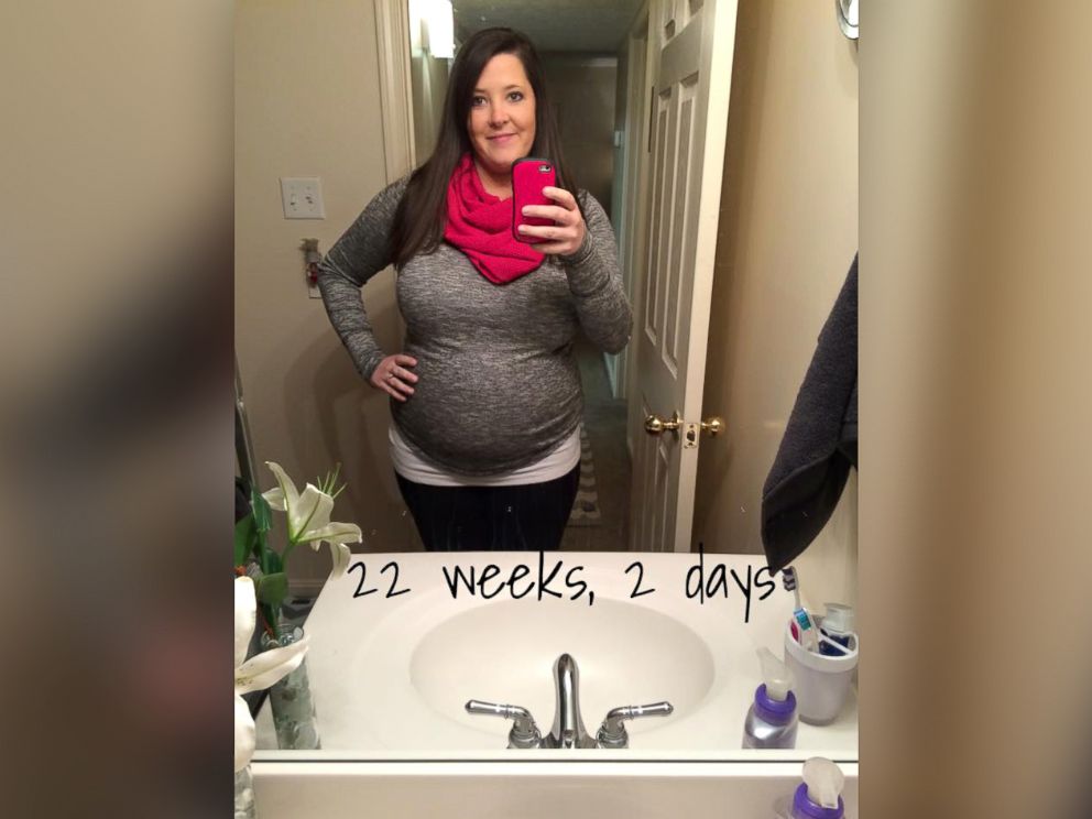 PHOTO: Ashley McIntyre's baby is due in June.