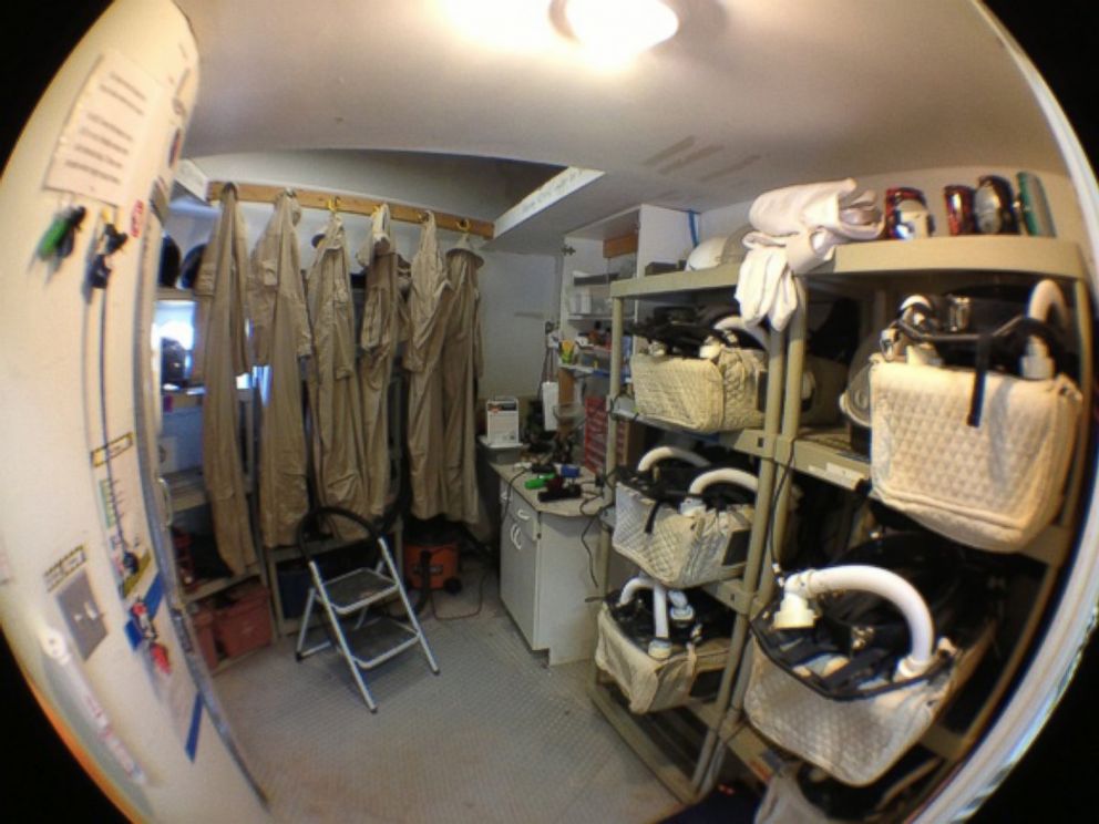 PHOTO: Inside astronauts quarters at the Mars Mission Desert Research Station.