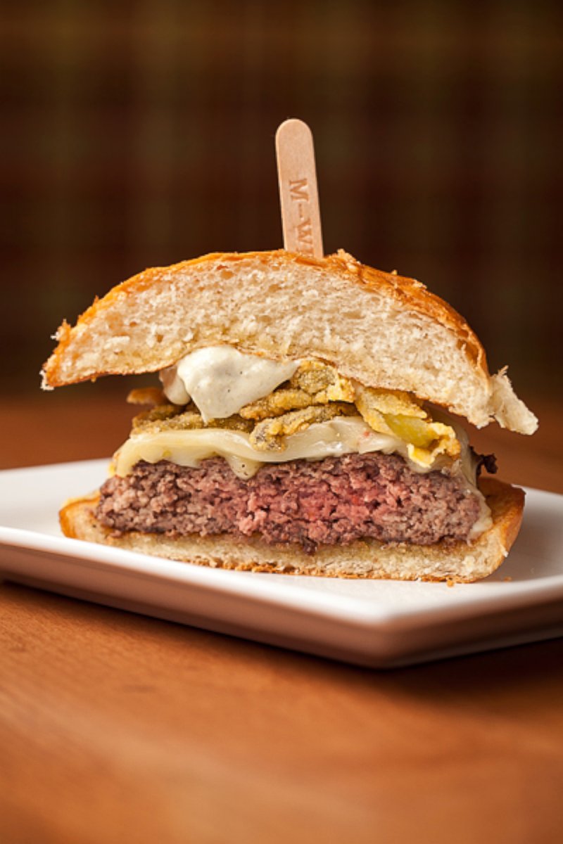 PHOTO: A view of a medium-well burger, courtesy of St. Louis Magazine.