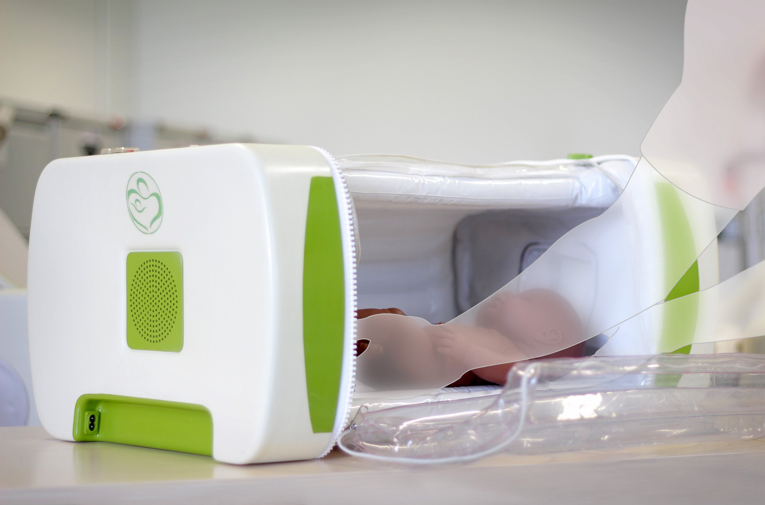 PHOTO: James Roberts created a collapsible incubator for premature infants that can be used in remote areas without access to medical care. 